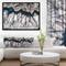 Designart - Backlit Mineral Macro - Abstract Framed Canvas Wall Art Print